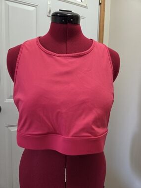 Fabletics Pink Cropped Athletic Bra